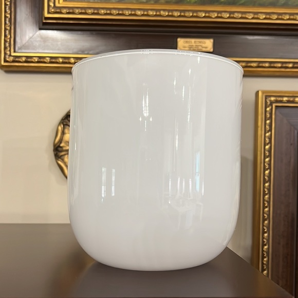 Accents Made In Poland Art Decor White Glass Vase Poshmark